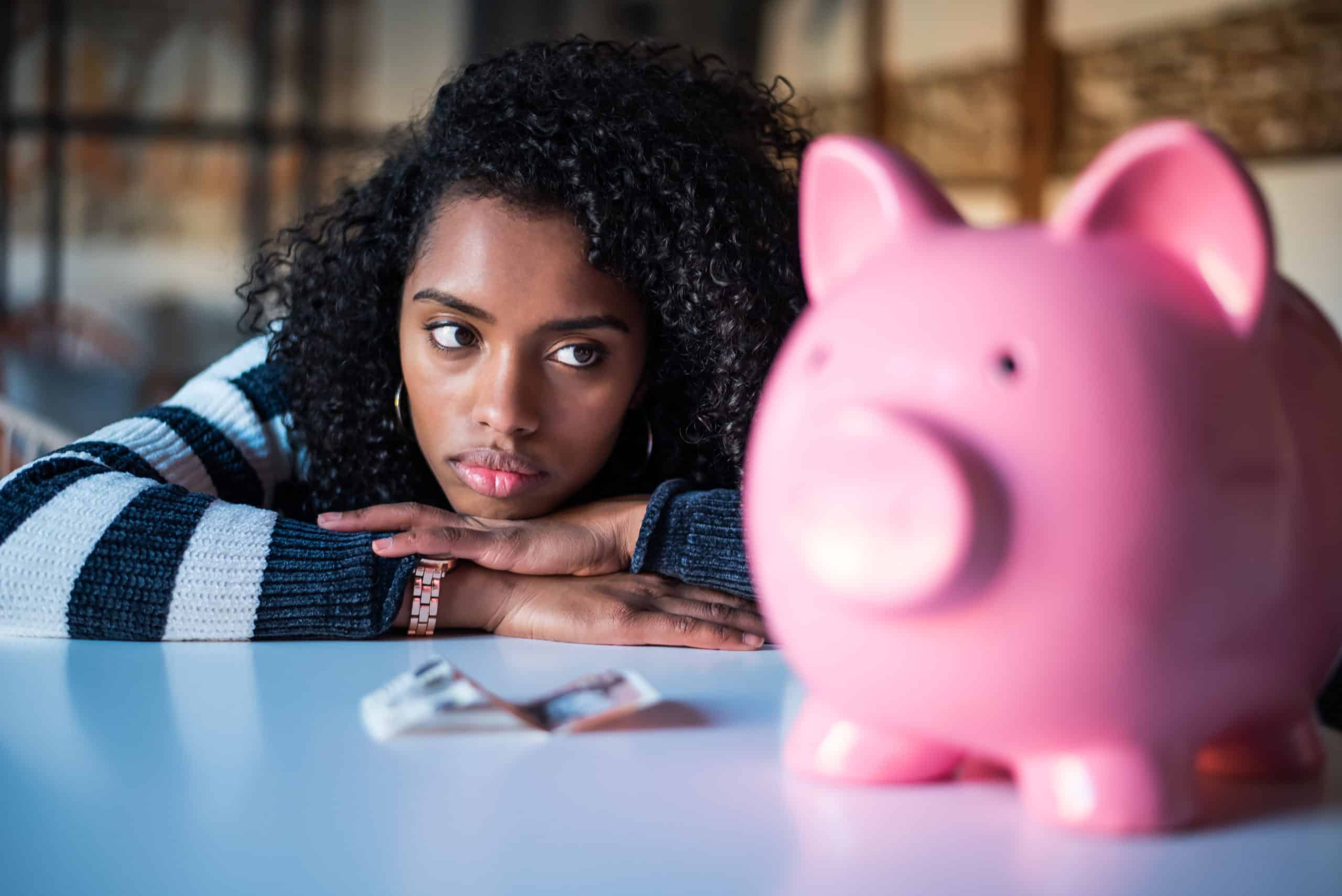Employees are hiding money worries at work.