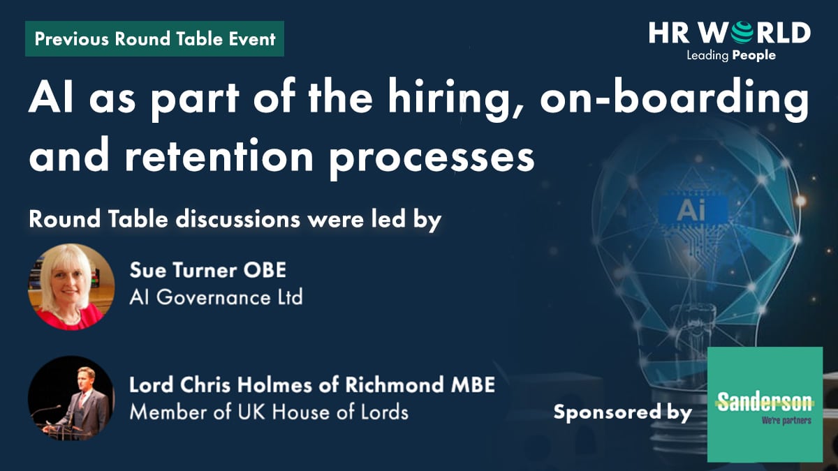 AI as part of the hiring, on-boarding and retention processes
