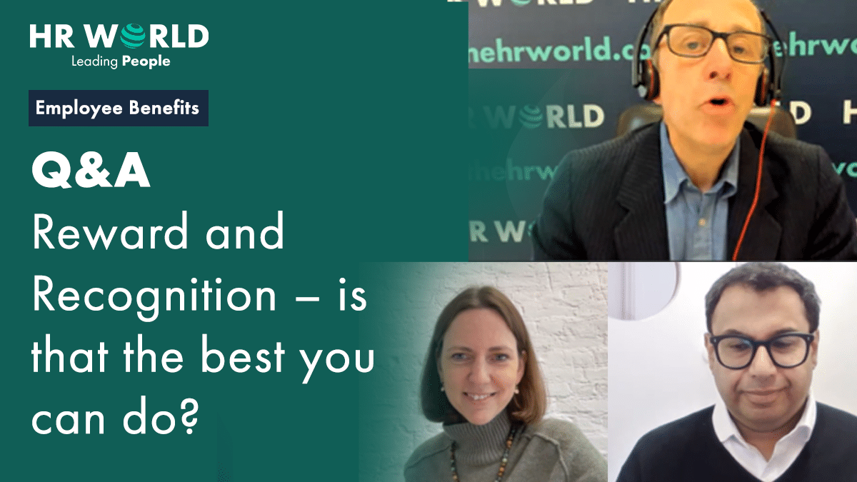 actual q&a reward and recognition – is that the best you can do