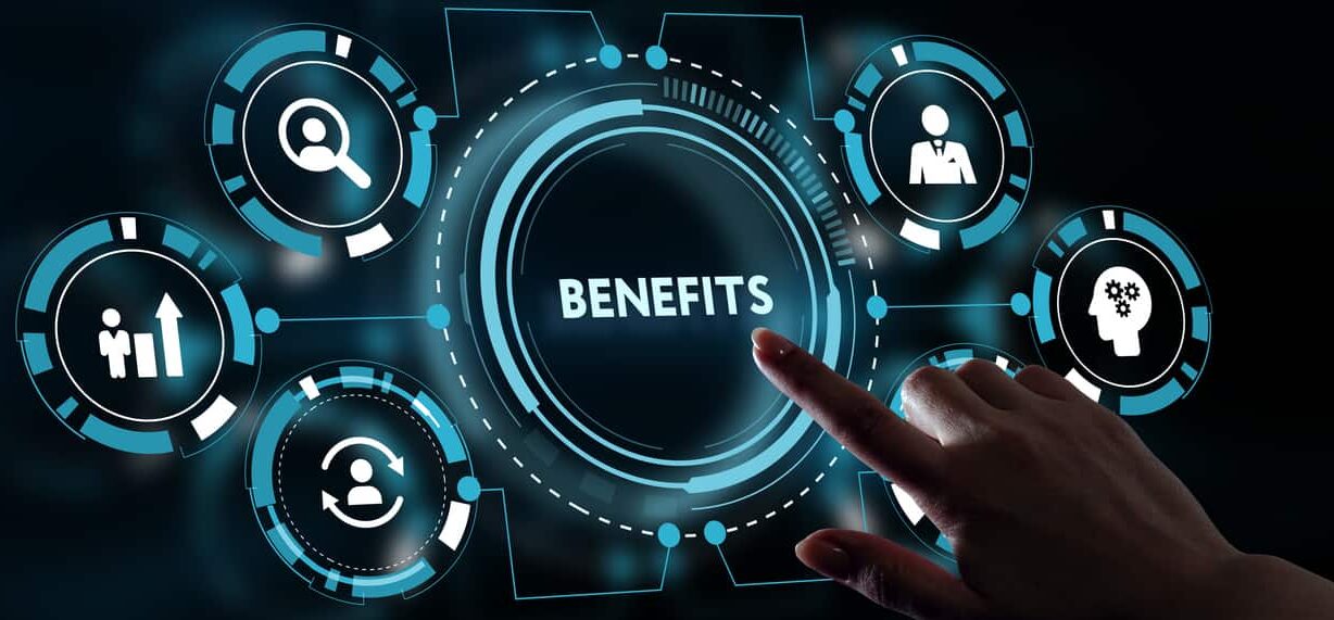 employee benefits help to get the best human resources. business concept.