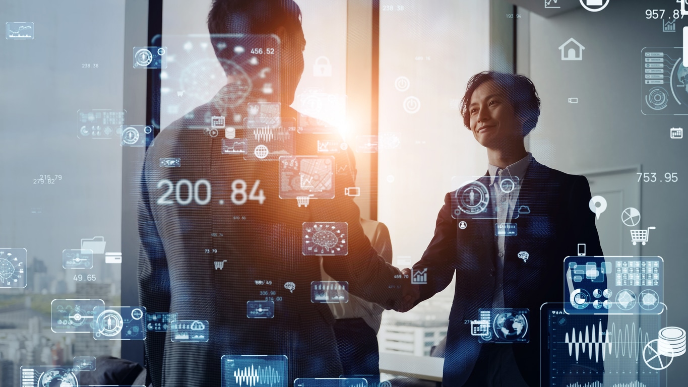 business network concept. business meeting. data analysis. marketing.