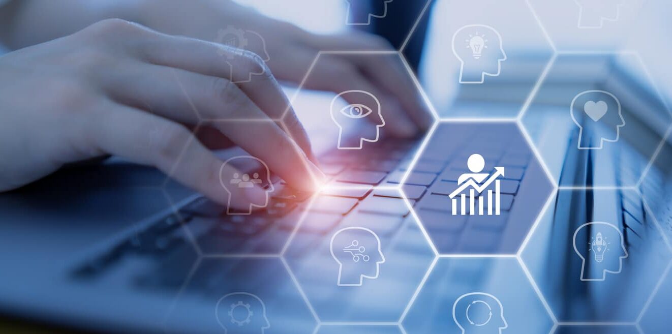 personal development. new skill, upskill and reskill concept. foundational skills will need in the future world of work. digial and ai technologies are transforming. new occupations emerge, adaptation