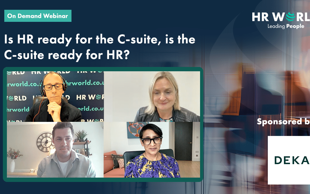 on demand webinar - Is HR ready for the C-suite, is the C-suite ready for HR?