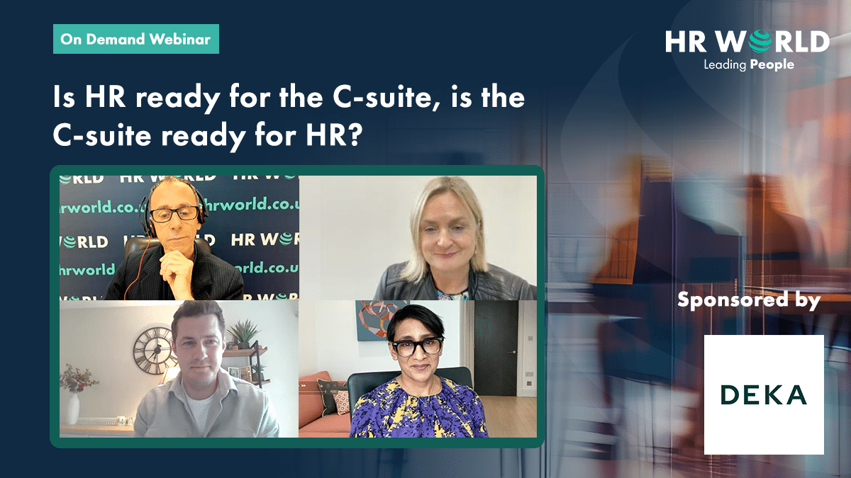 on demand webinar - Is HR ready for the C-suite, is the C-suite ready for HR?