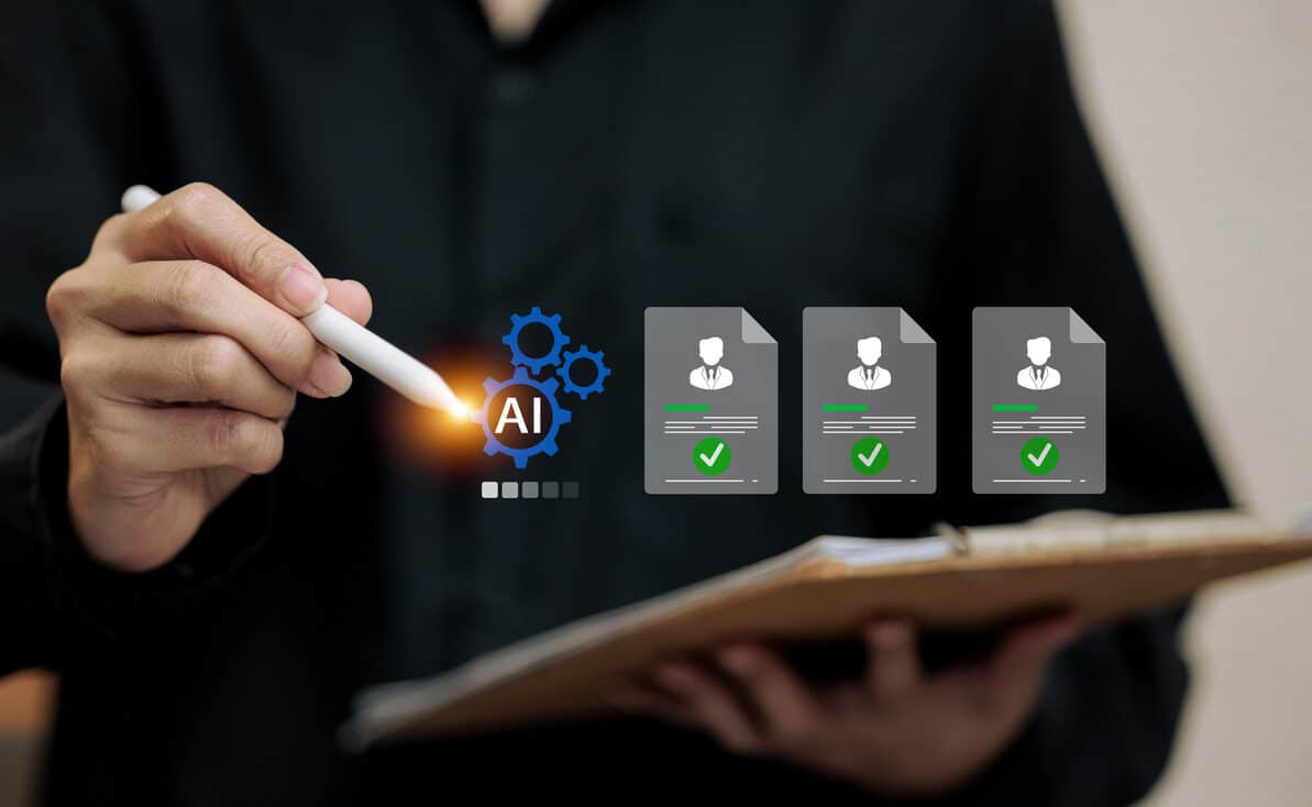 ai resume screening system with candidate files