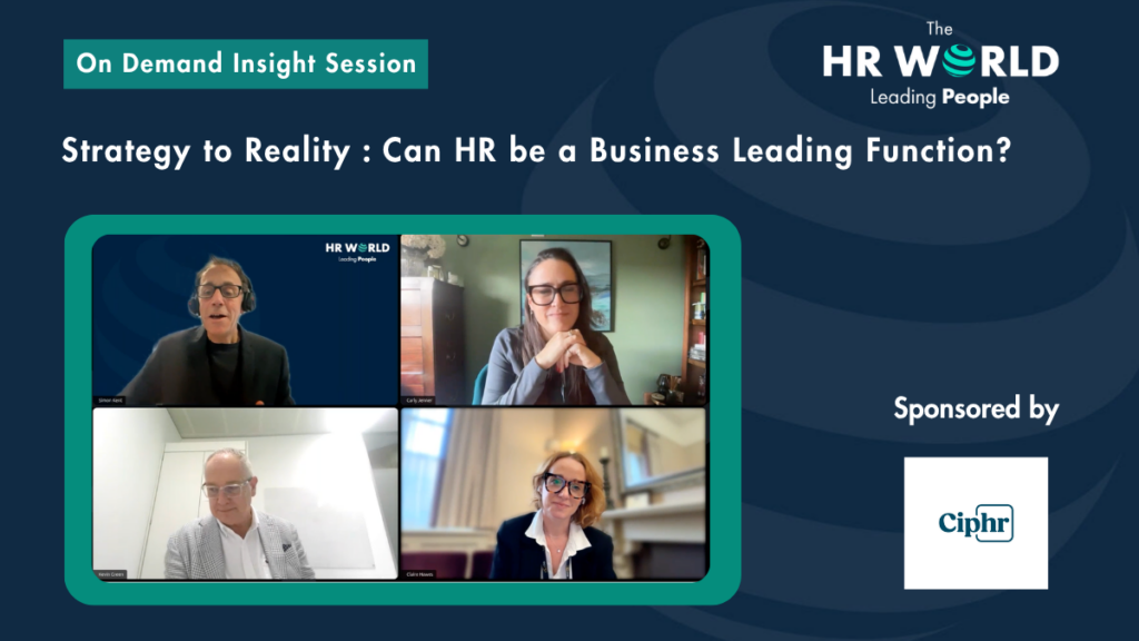 Strategy to Reality: Can HR be a Business Leading Function?