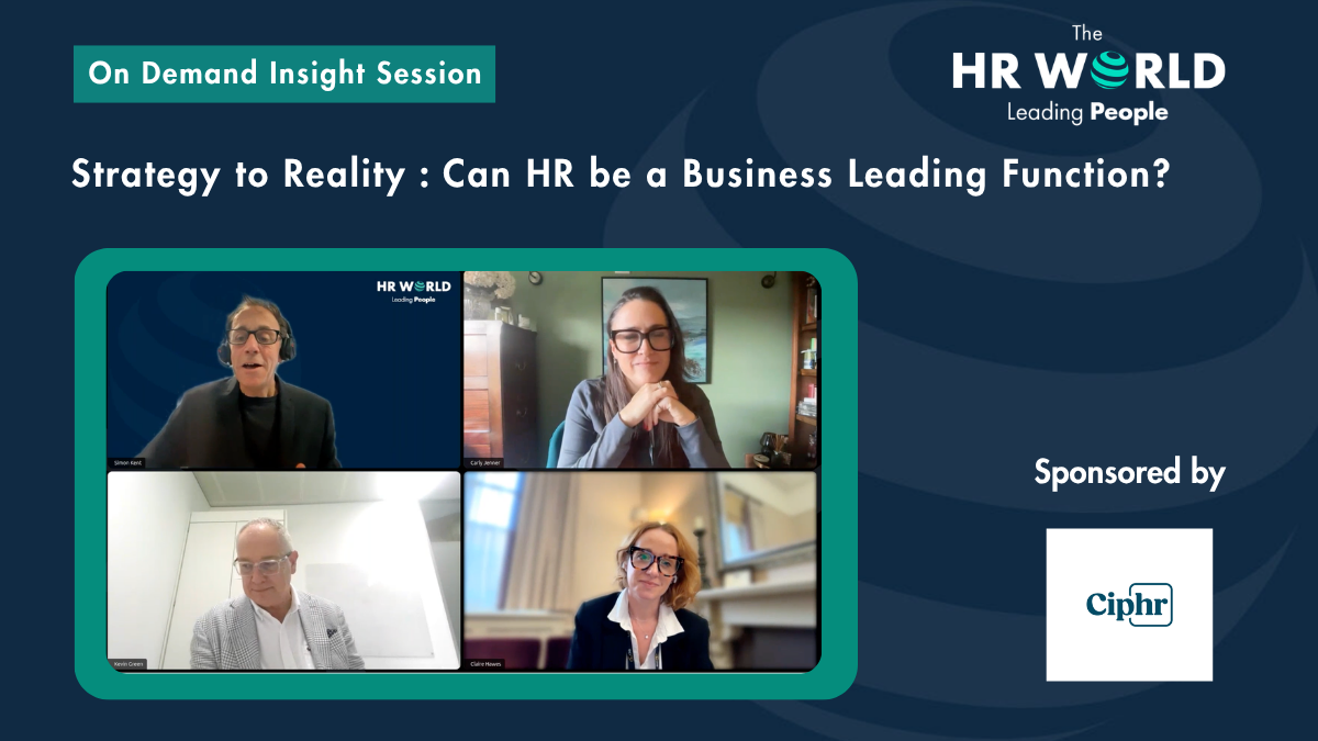 Strategy to Reality: Can HR be a Business Leading Function?